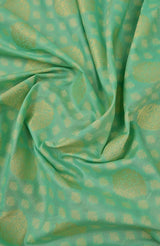 Green Banarasi Blended Saree