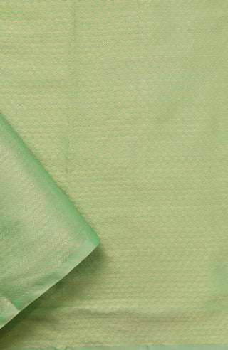 Green Banarasi Blended Saree