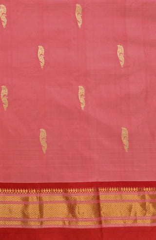 Pink Paithani Pure Silk Saree