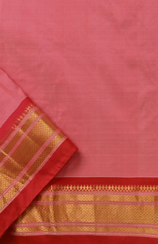 Pink Paithani Pure Silk Saree