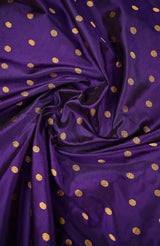 Deep Violet Paithani Pure Silk Saree