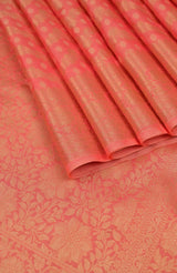 Peach Banarasi Blended Saree