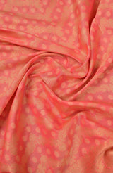 Peach Banarasi Blended Saree