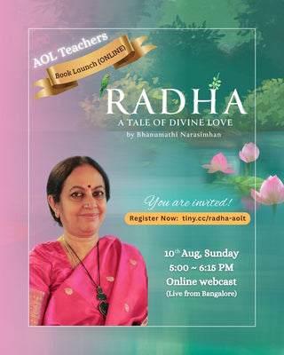 "Radha" Book Launch (Webcast for AOL Teachers)