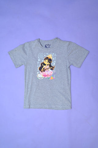 Grey Saraswati Cotton Tee