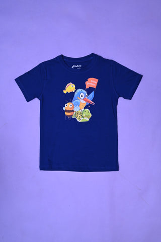 Little Seekers Blue Cotton Tee