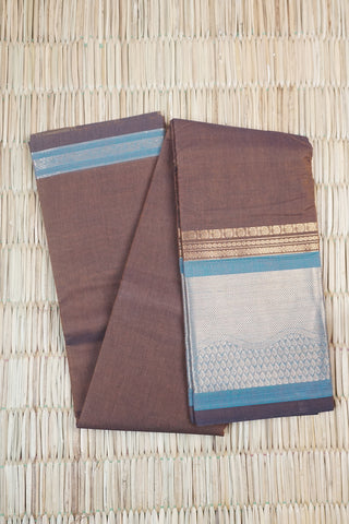 Brown Chettinad Cotton saree