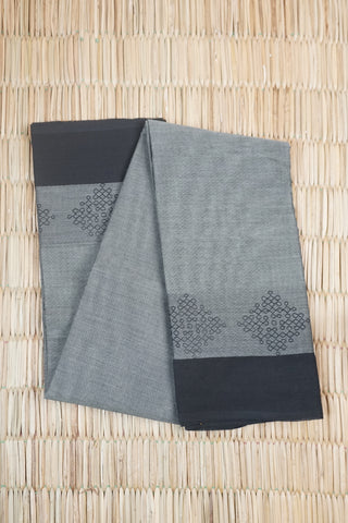 Grey Chettinad Cotton saree