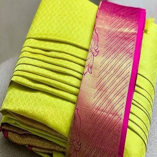Pre-Draped Saree (Without Attached Blouse)