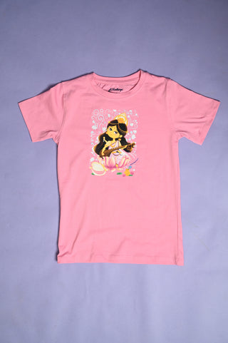 Pink Saraswati Cotton Tee