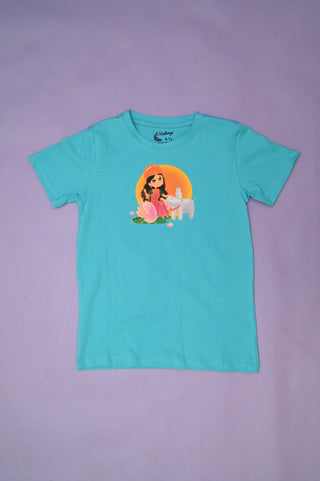 Sky Blue Laxmi Cotton Tee