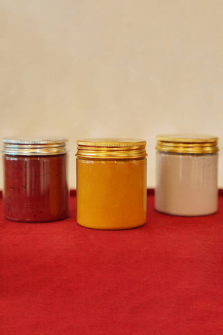 Sacred Trio — Vibhuti, Haldi & Kumkum