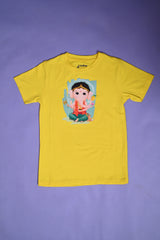 Yellow Ganesha Cotton Tee