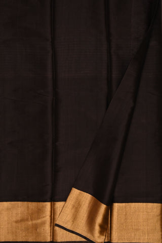 Black and Gold Chanderi Saree