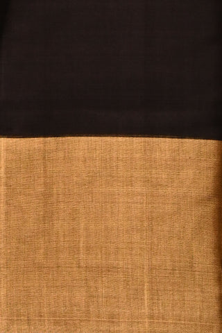 Black and Gold Chanderi Saree