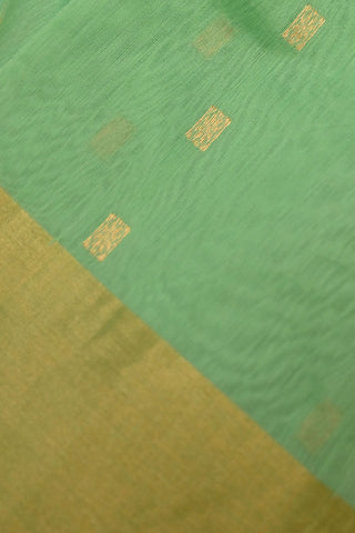 Green Chanderi Cotton Saree