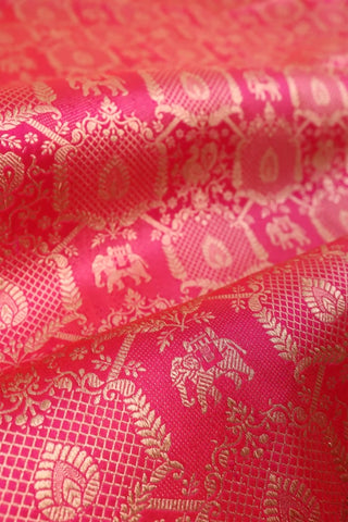 Pink Banarasi Saree