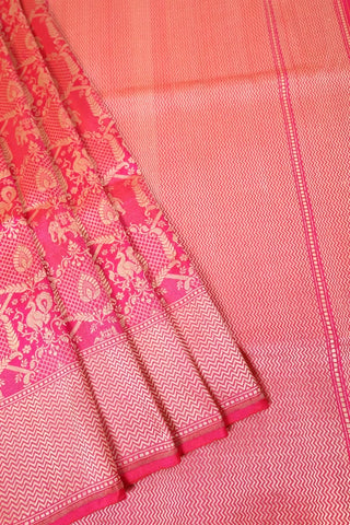 Pink Banarasi Saree