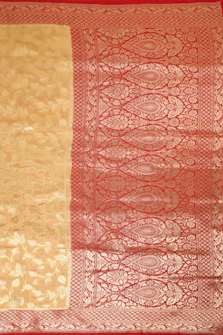 Beige Banarasi Saree