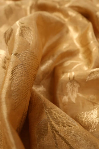 Beige Banarasi Saree