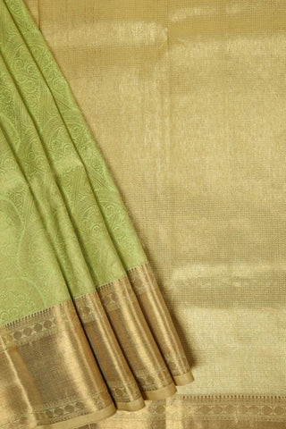 Green and Gold Kanjeevaram Saree