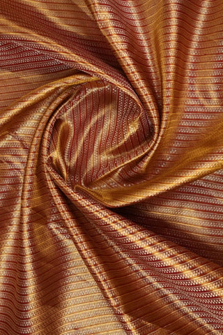 Maroon and Gold Kanjeevaram Saree