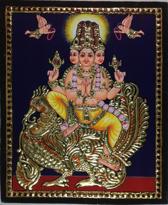 Brahma Tanjore Painting
