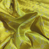Lemon Yellow Handloom Silk Kanchipuram