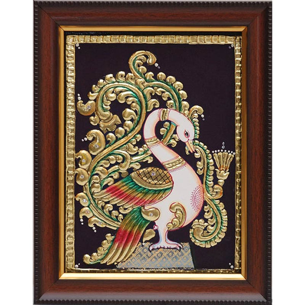 Peacocok Tanjore Painting