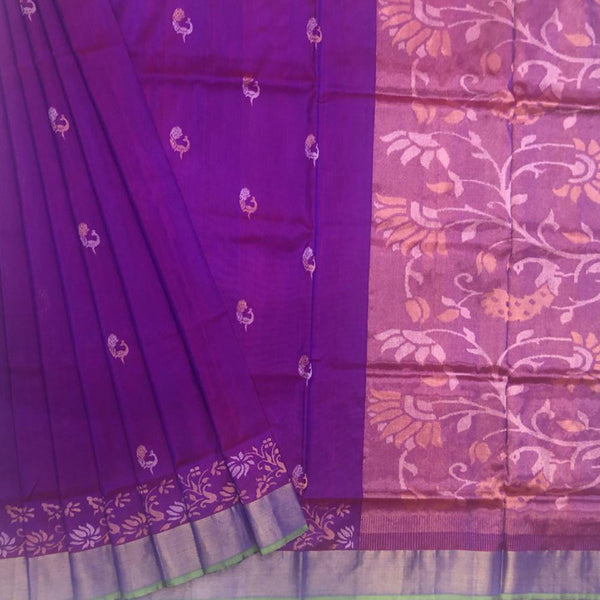 Purple Uppada Silk Saree