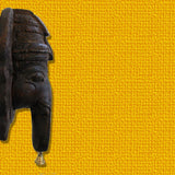 Ganesha Face Mask Wooden Bracket-3825