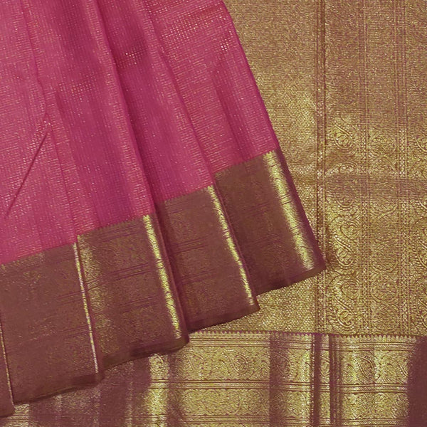 Pink Kanchipuram Saree
