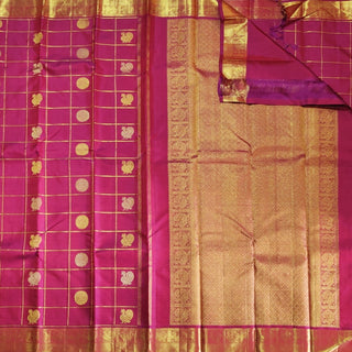 Fuschia Pink Kanchipuram Saree