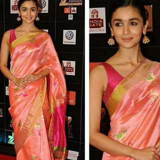 Alia Cat Motif Saree