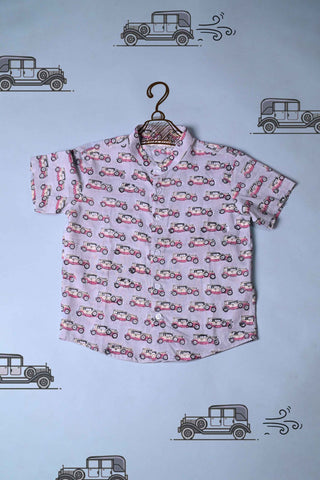 Cute Car Cotton Shirt