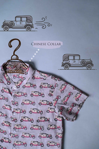 Cute Car Cotton Shirt