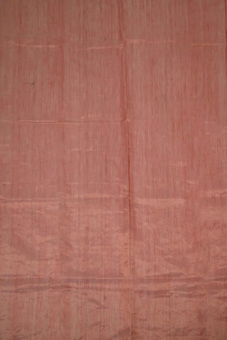 Peachy Pink Chanderi Silk Saree