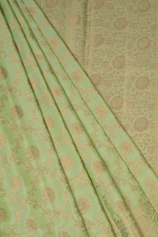 Light Green Banarasi Saree