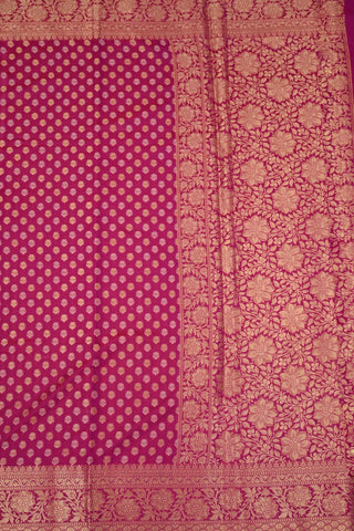 Wine Banarasi Saree