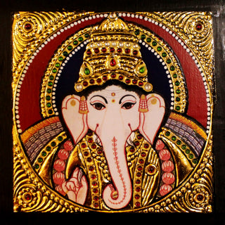 Lord Ganesha Tanjore Art