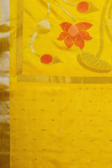 Yellow Sreenath ji Uppada Saree
