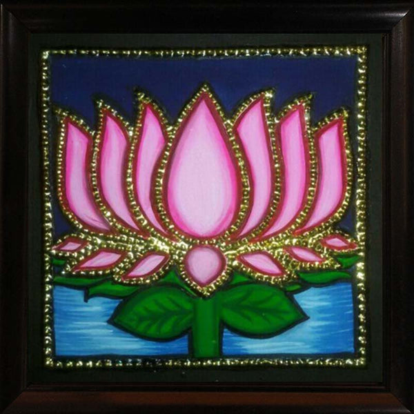 Lotus Tanjore with frame