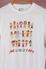 White 'One World Family' Tshirt
