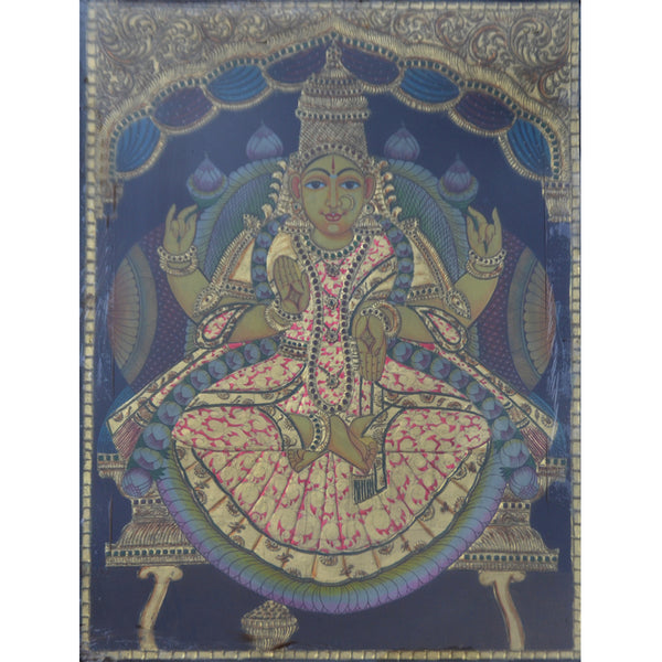 Goddess Lakshmi Tanjore Painting