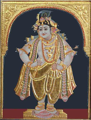 Venu Gopala Tanjore Painting